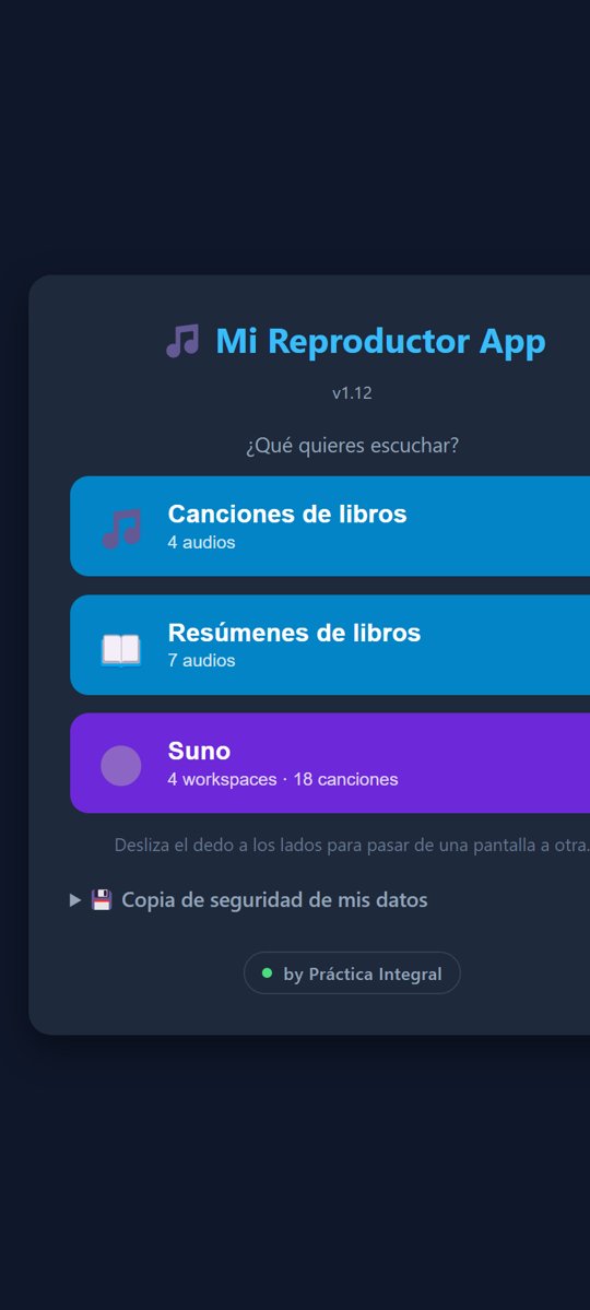 Pantalla de Mi Reproductor